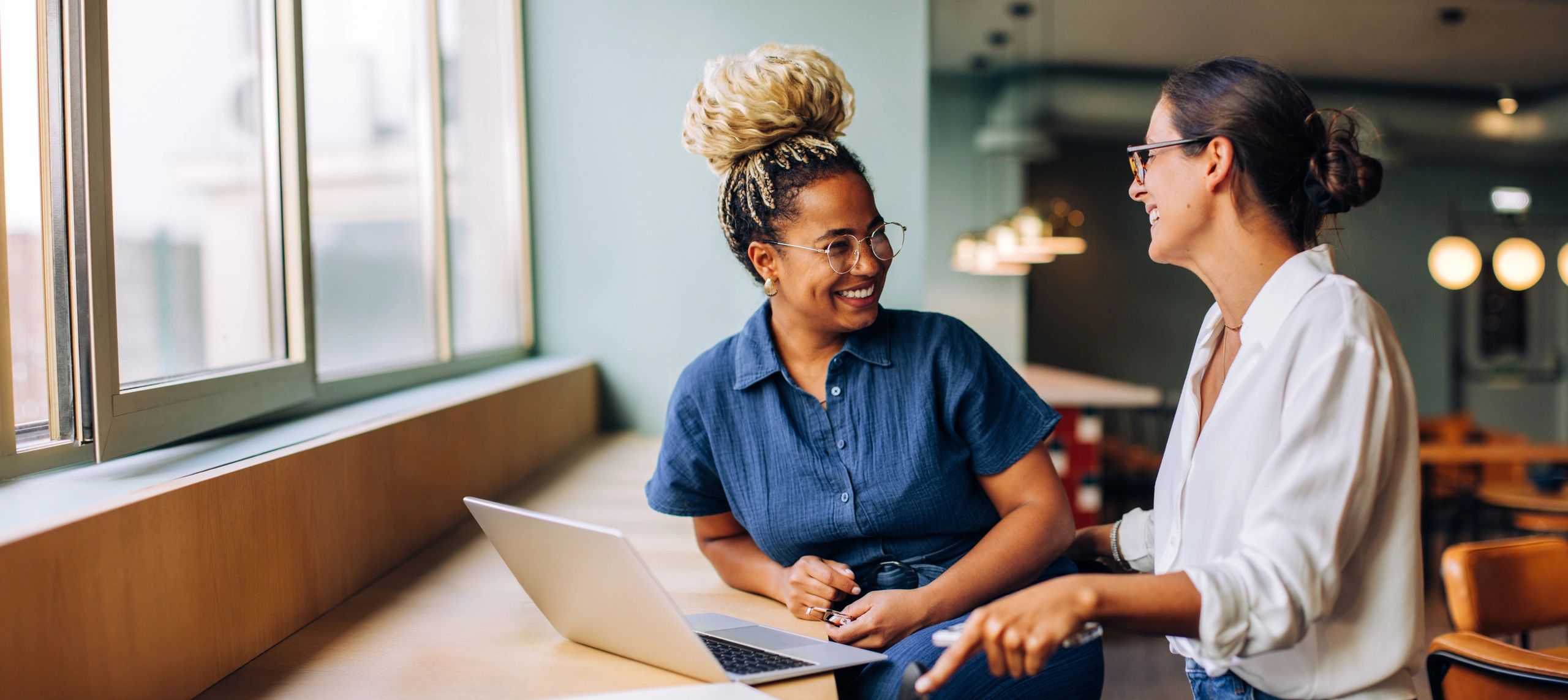 Client experiencing a breakthrough moment with supportive coaching